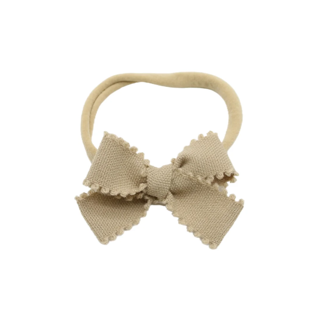 Elegant Wool Feeling Flat Band Large Hair headband Baby Mini clip Kids School Hair Accessories hairband