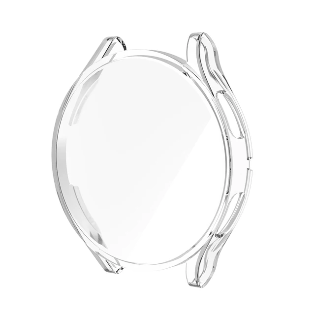 Full Cover Protective Case for Samsung Galaxy Watch 4 Accessories Soft TPU Screen Protector Galaxy watch 4 40mm 44mm Clear