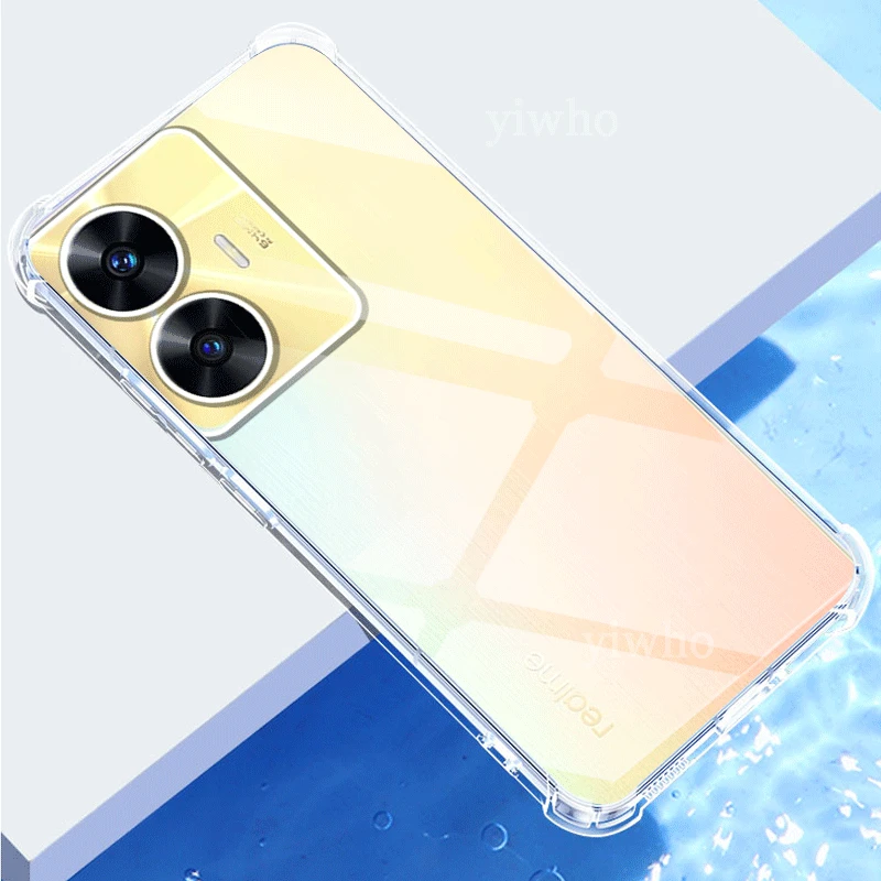 Phone Case Phone Protector Cover Clear Airbag Case for Realme C55 Soft TPU Cover Ultra Thin Shockproof Back Phone Capas C33 C30 C35 C30s C3 C11 C25y