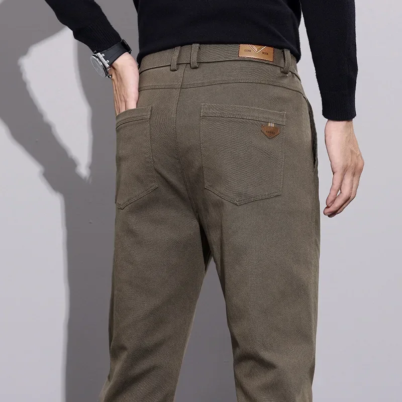 High waist slim trousers | Slim straight casual trousers | Street shot commuter cropped pants