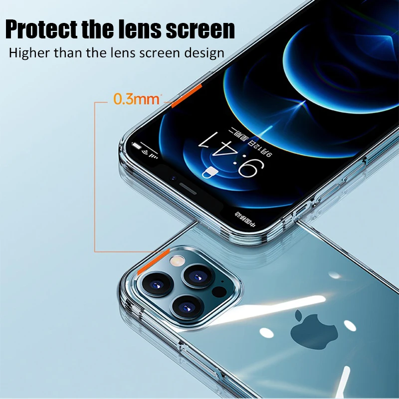 Crystal Clear Silicone Soft Back Cover - Transparent Phone Case