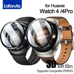 3D Curved Soft Screen Protector - Premium Protective Film for Huawei Watch 4 Pro Accessories (For Huawei Watch4Pro)