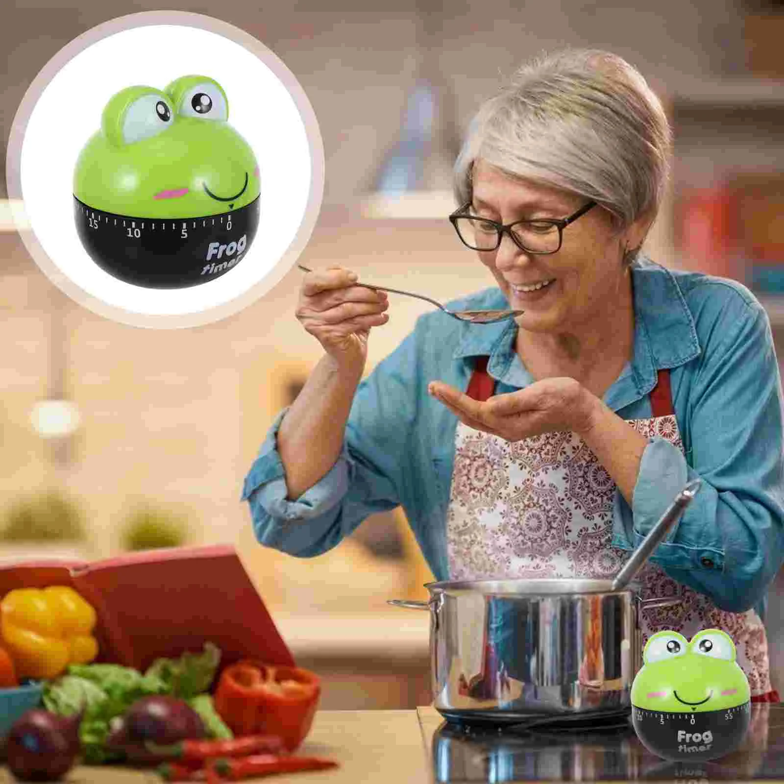 

Kitchen Timer Manual Cooking Timer Cartoon Mechanical Timer Alarm Clock