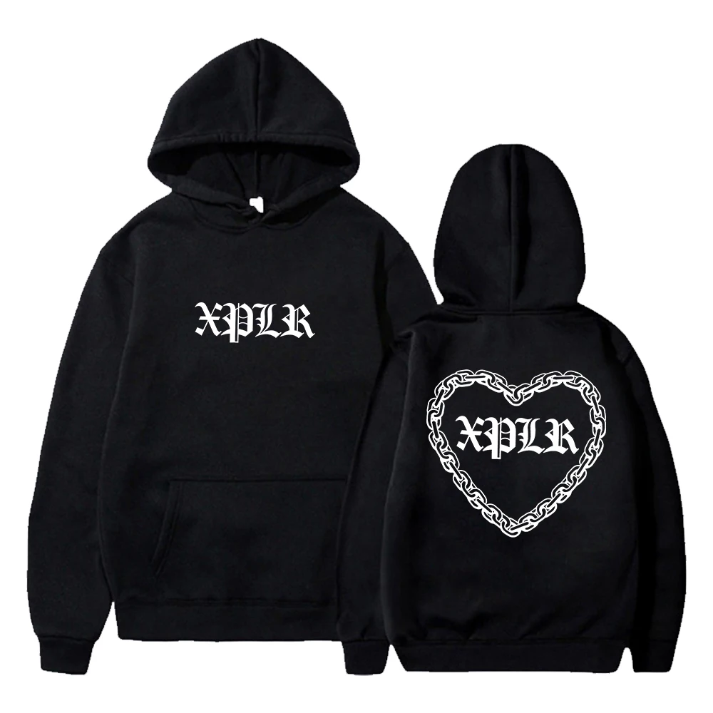 

Толстовка XPLR Chainlink с капюшоном Sam and Colby Merch с длинным рукавом для женщин и мужчин 2023 Повседневный стиль Harajuku уличная мода одежда