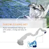 Saltwater American Fishing Cast Net for Bait Shrimp Trap Fish with Zinc Sinkers Throw Net 3/4/5/6/7/8/9/10FT Radius Casting Net 4