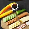 Ham Banana Slicer Cutter Eco-friendly Kitchen Tools Plastic Vegetable Fruit Slicers Cutter Cucumber Sala Shredders Cooking Tools