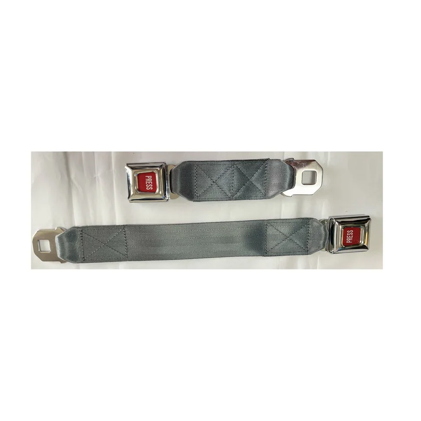 SEAT BELT EXTENDER add 220mm Length GREY Color for GM GMC FORD car