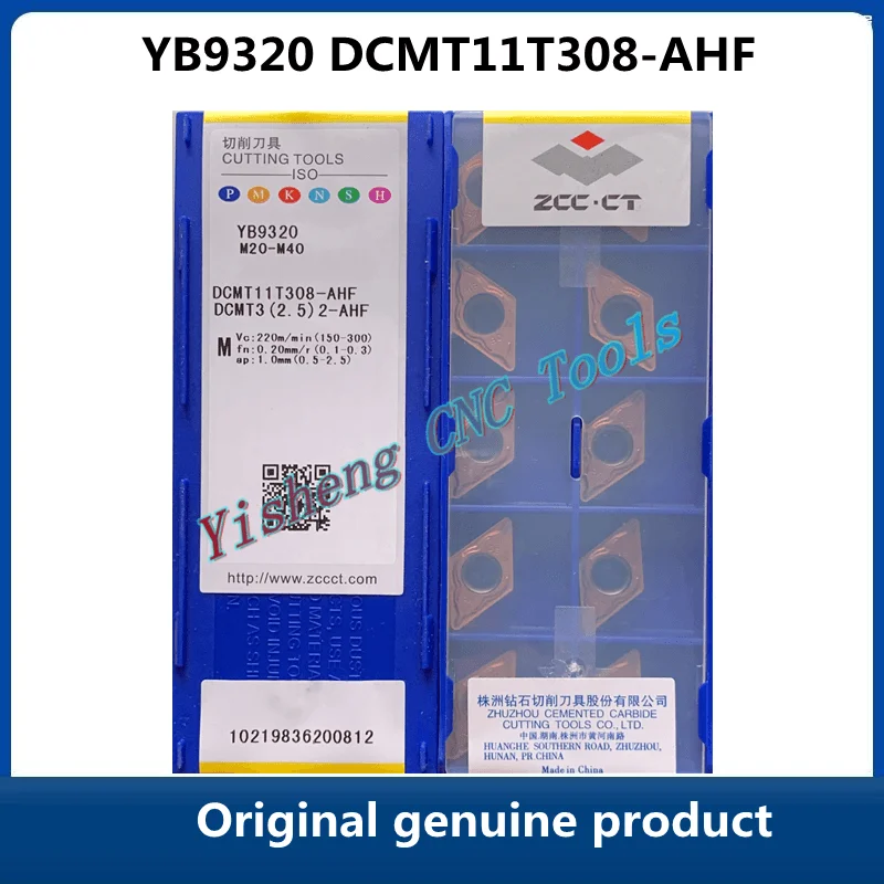 

FREE SHIPING ZCC CT diamond brand CNC alloy blade YB9320 YB6315 DCMT11T308-AHF