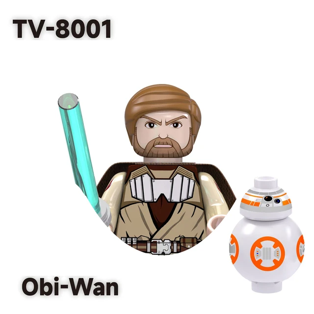 Darth Vader Ahsoka Tano Building Blocks ObiWan Kenobi Brick C3PO
