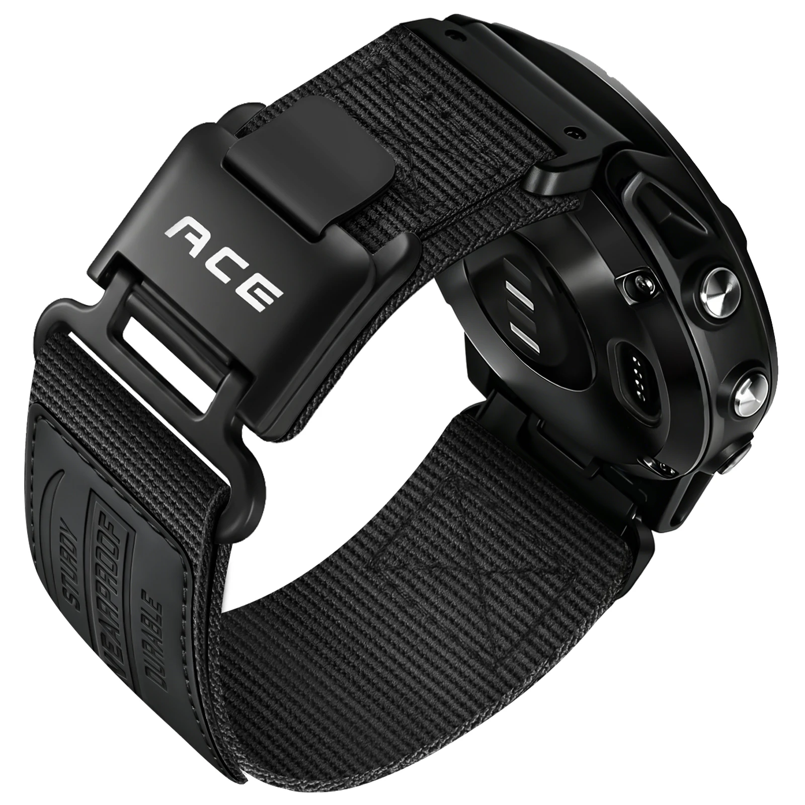 Durable Nylon Watch Strap - Universal Fit, 26mm/22mm, Multiple Styles