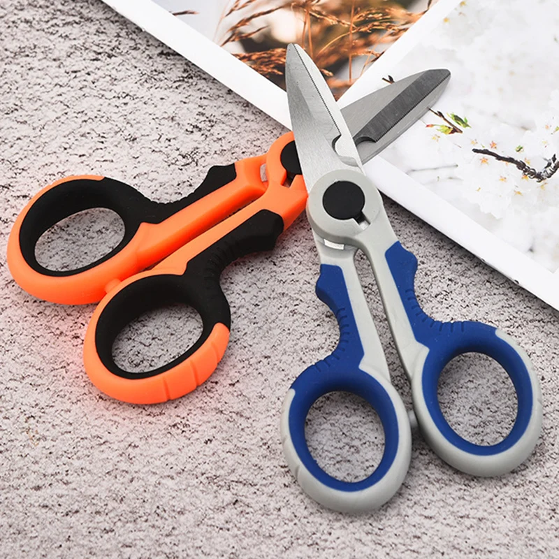 

420 Stainless Steel Fishing Scissor Accessories Electrician Portable Scissors Plier Cut Fishing Tools Scissors Fishing