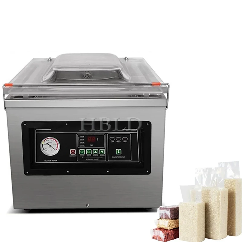 

Electric Fully Automatic Vacuum Food And Fruit Sealing Machine Fresh Meat And Fish Sausage Vacuum Packaging Machine