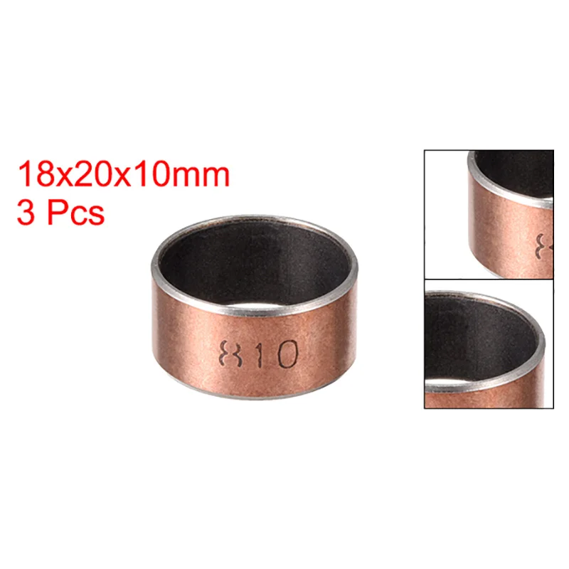 thumbnail image 2 of Uxcell 6-Pack Sintered Iron Sleeve Bearings - 12mm Bore 18mm OD 12.5mm Length Self-Lubricating 2 of 9