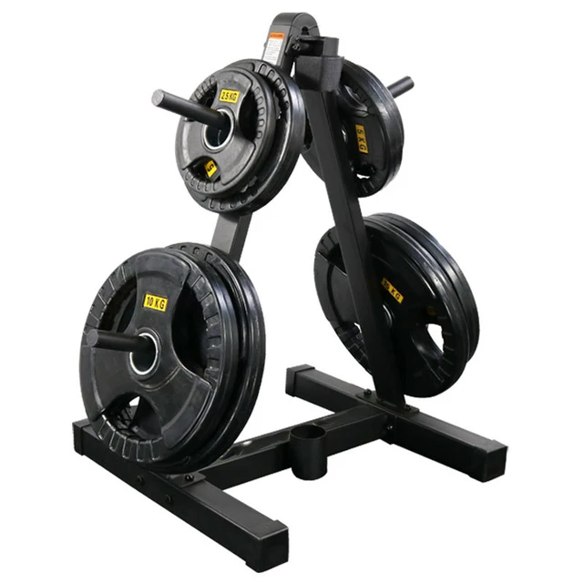 Gym Fitness 25/50mm Aperture Barbell Discs Rack Dumbbell Plates Support Pole Holder Weight Training Equipments Storage Bracket