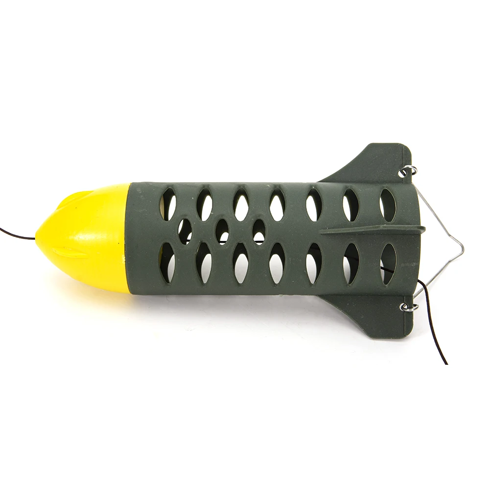 New Fishing Spomb Rocket Shape Spod Fishing Feeder Float Bait