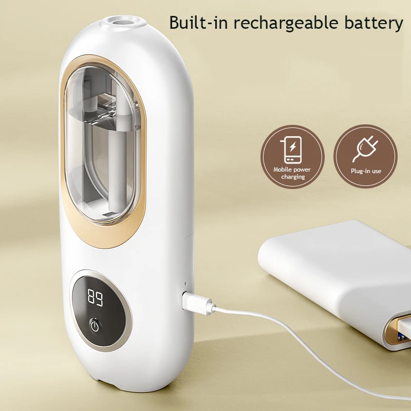 LCD Aromatherapy Machine Humidifier Timing Spray Automatic Fragrance Machine Light Mute Wall-mounted Essential Oil Deodorizer