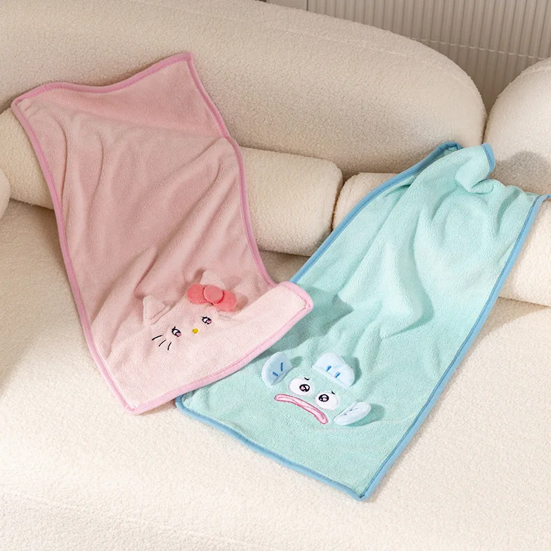 

Kawaii Sanrio Small Towel Kuromi Accessories Cute Cartoon Anime Household Washcloth Face Towel Hand Towel Toys for Girls Gift