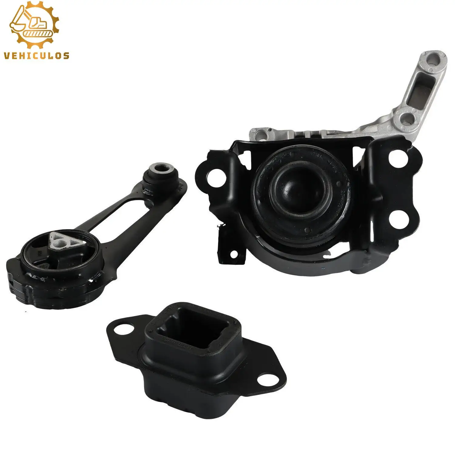 3PCS 11360-1HC0B Engine Motor & Trans Mount Set For Nissan Versa 1.6L 2012- 11210-1HS0A 11220-1HA0B EM-7088 A7368 9828 9678