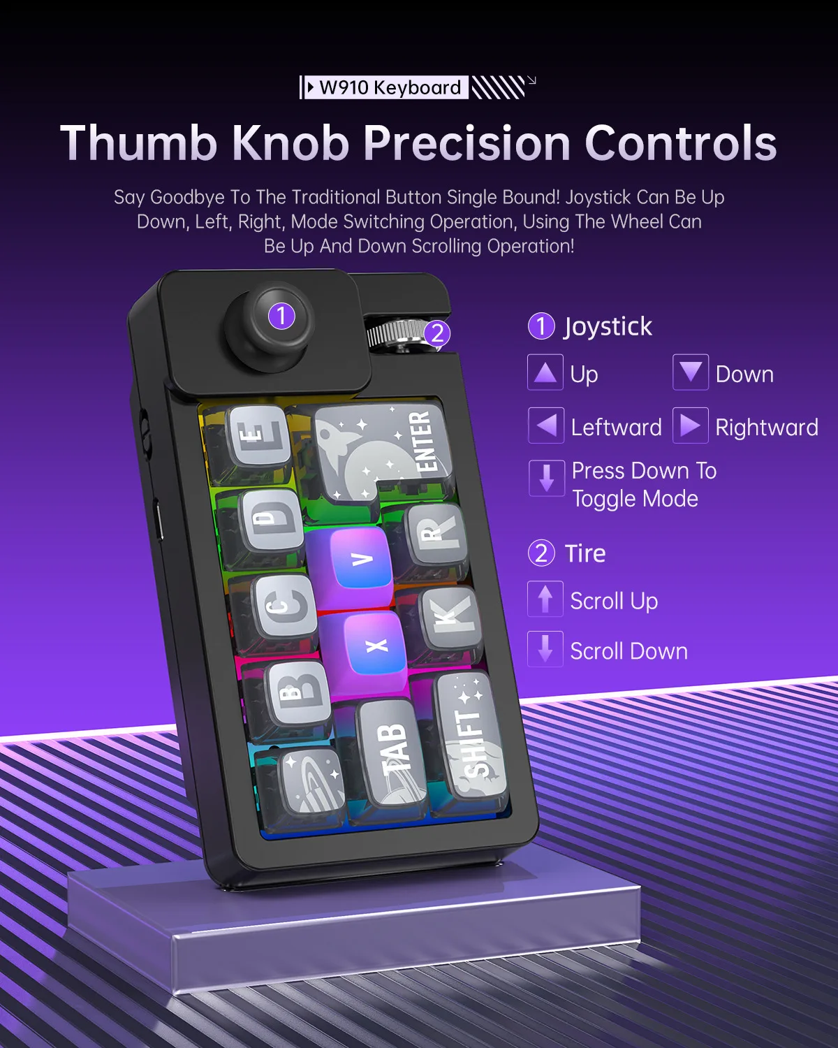 Enhanced Mini RGB Mechanical Gaming Keyboard with Hot-Swap Keypad and Multi-Connectivity