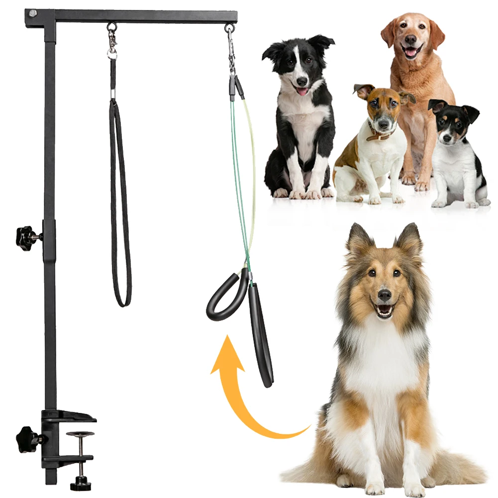 Stainless Steel Pet Grooming Stand with Adjustable Height