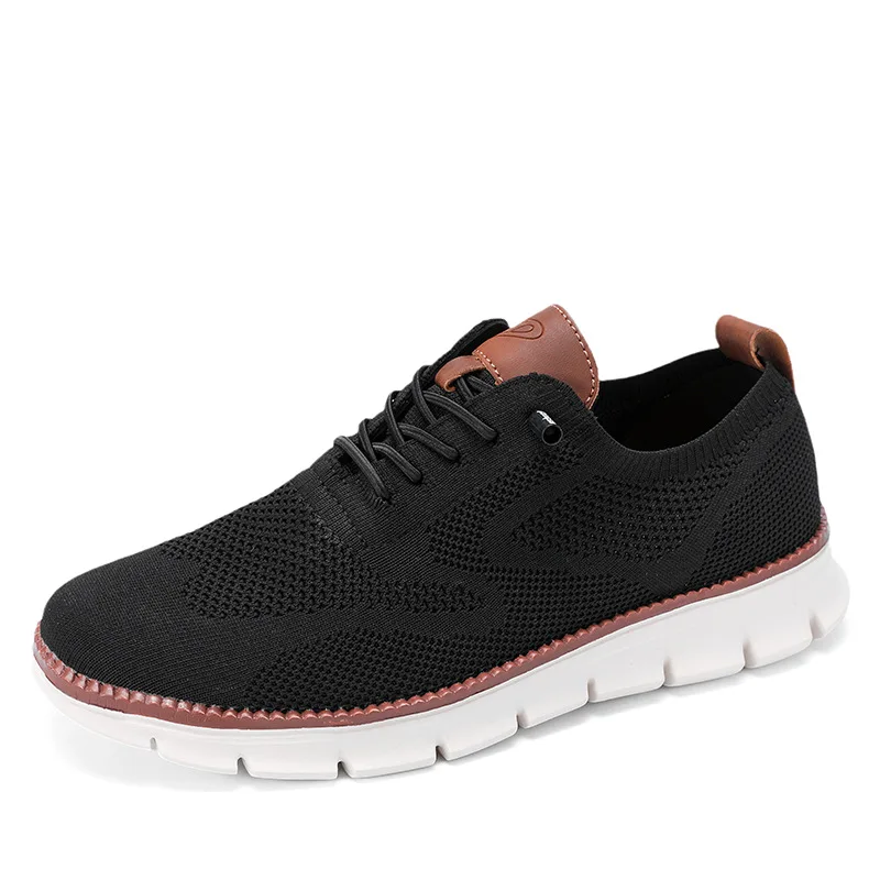 Stylish Oxfords Fashion Formal Business Urban Breathable Shoes for Male Non Slip Dress Sneakers for Man Men Casual Shoes Breeze 5