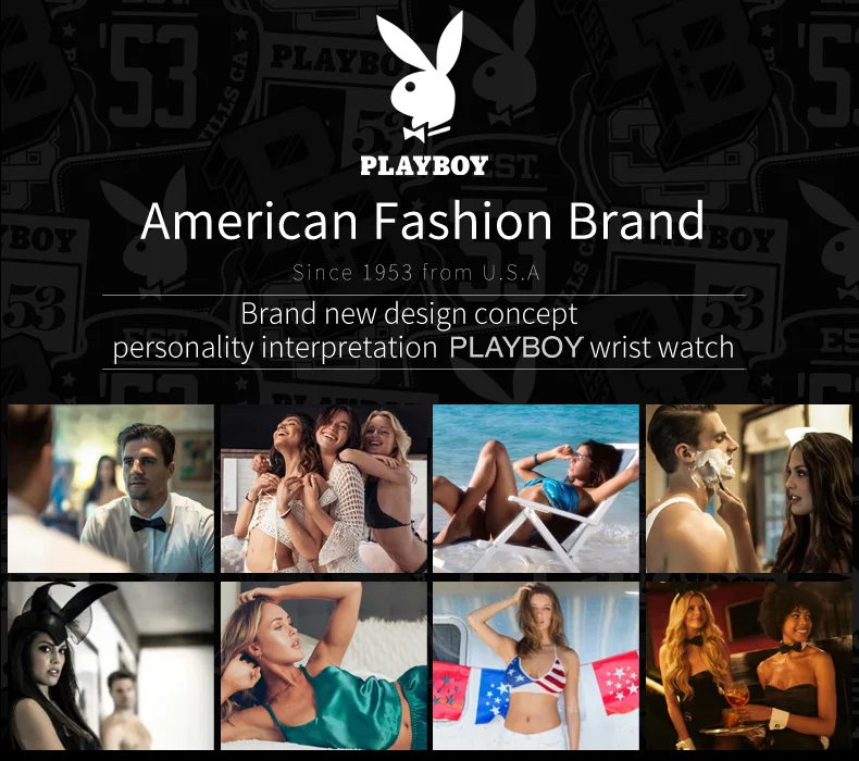 PLAYBOY 3032 Automatische Mechanische Uhren für Herren Skelett-Chronograph Leuchtend Wasserdicht Luxus Original Marke Herrenuhren – Detail 1