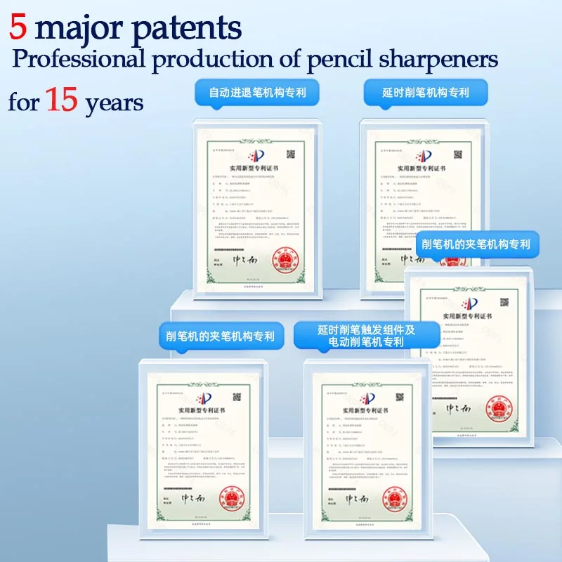 텐윈 전동 연필깎이 (6-8mm 연필용) 문구류 충전식 배터리 자동 연필깎이 신학기용