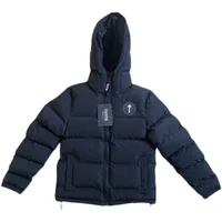 In Stock Trap Jacket Men Parkas Women Men Warm 1 : 1 Top Quality Embroidered Lettering Hoodie Winter Coat Gray - Image 2