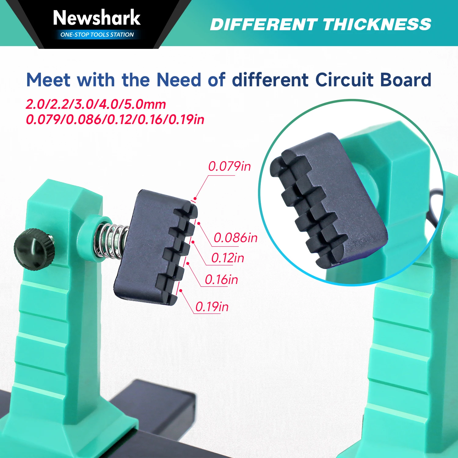 메탈 360 °   회전 조절식 PCB 홀더 지그 납땜 스탠드 클램프 회로 기판 조립용 수리 도구