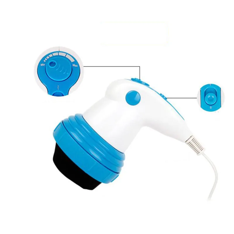 The dolphin massage stick electric cervical vertebra neck waist shoulder massaged multi-function body four replaceable