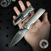 CRETACE KNIVES DUKE SERIES N690 FOLDING BLADE TC4 TITANIUM KNIFE High End Collection EDC Self Defense Folding Blade Pocketknife 2
