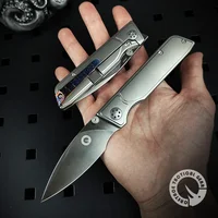 CRETACE KNIVES DUKE SERIES N690 FOLDING BLADE TC4 TITANIUM KNIFE High End Collection EDC Self Defense Folding Blade Pocketknife 2