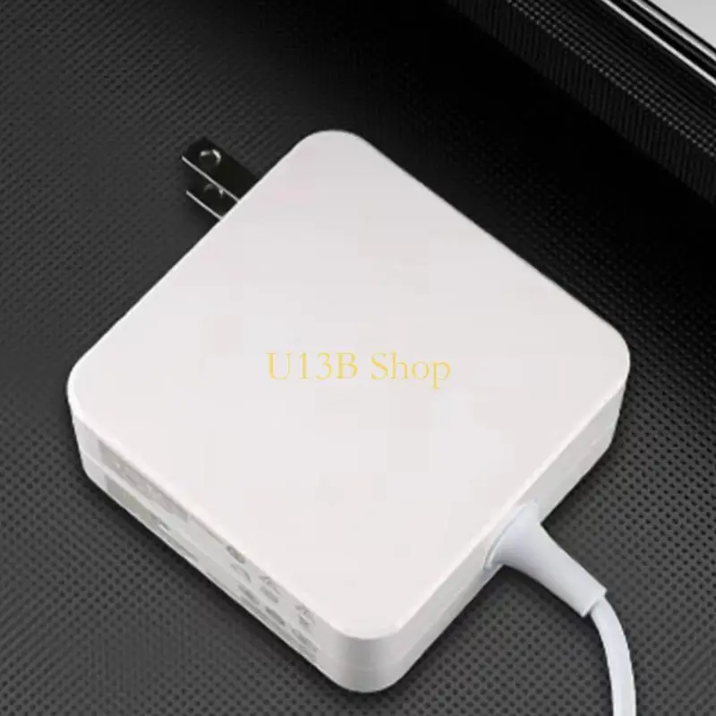 U13B Power Adapter Cord for Laptops USB C Charging Head Wall Socket Head