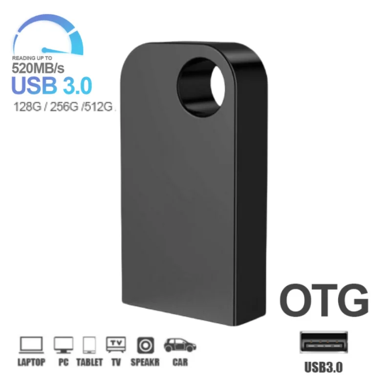 Mini Usb 3.0 512Gb Pen Drive Ad Alta Velocità 256Gb Cle Usb Flash Drive 128Gb Pendrive Memoria Usb Stick Ssd Portatile Spedizione Gratuita