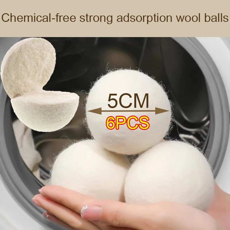 Clothes Wool Laundry Balls 5cm Reusable Home Washing Machine Accessories