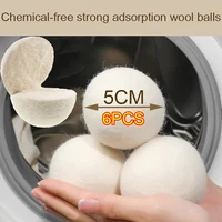 Clothes Wool Dryer Balls Laundry Tumble Dryer Balls 5cm Dryer Balls Laundry Softener Reusable Home Washing Machine Accessories 1