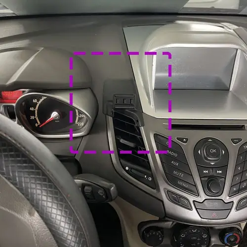 For Ford Fiesta 2009 2010 2011 2012 2013 2014 Car Phone Holder Special Fixed Bracket Base Wireless Charging Interior Accessories - Image 2