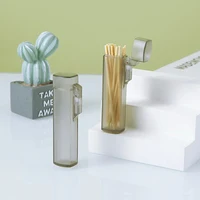 Portable Transparent Mini Storage Box Travel Toothpick Cotton Swab Box Simple Small Object Band Aid Classification.jpg