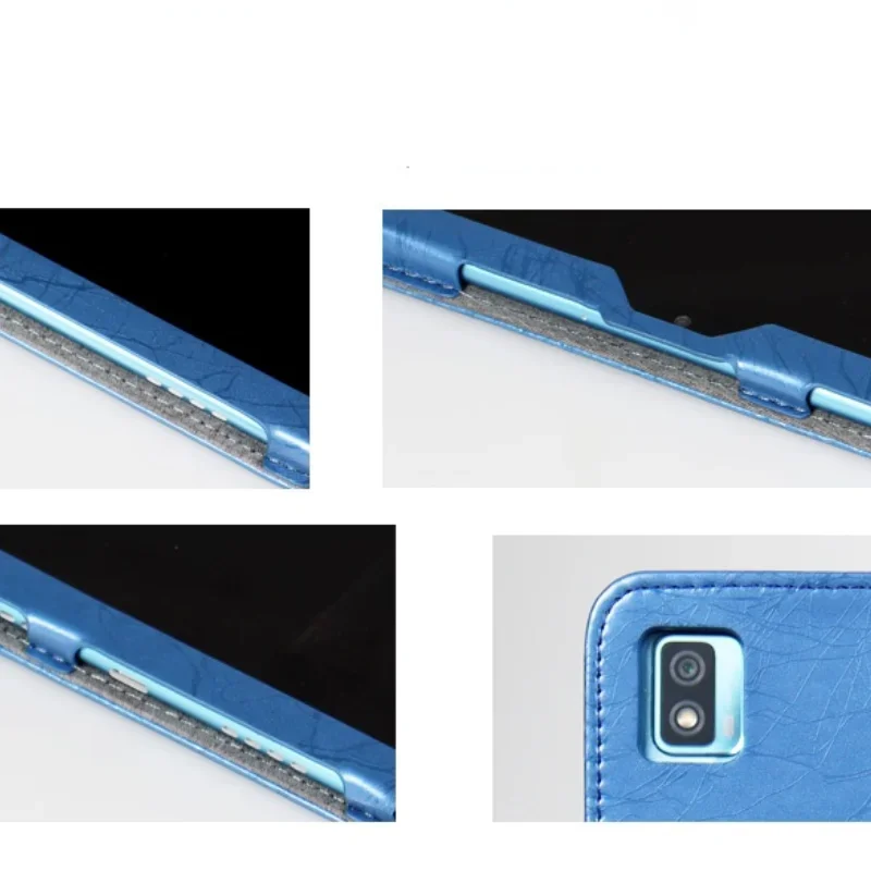 Embossed Magnetic Hand Strap Case Cover