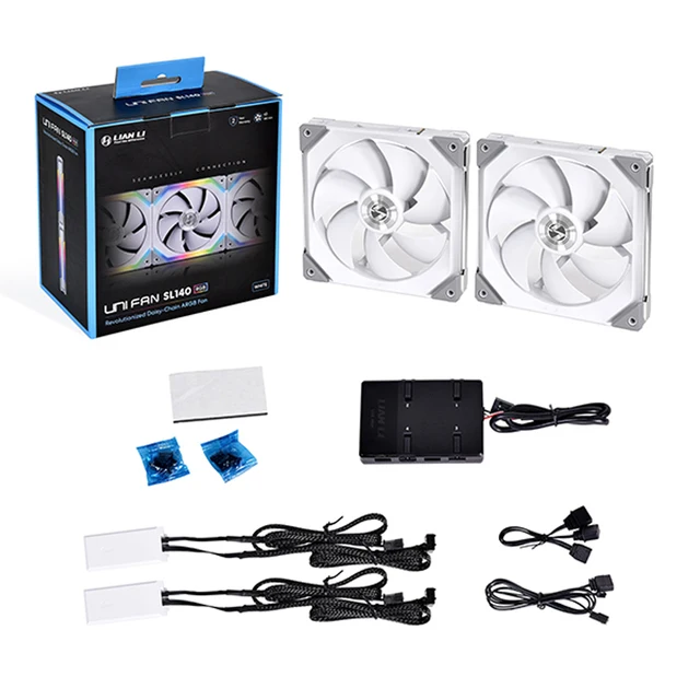 Lianli Uni Fan Sl120 140 Kit Ventilador Cabo Livre sem Fio Montar Módulo L-conectar Software Controle Designado Módulos de Cabo - Imagem 5