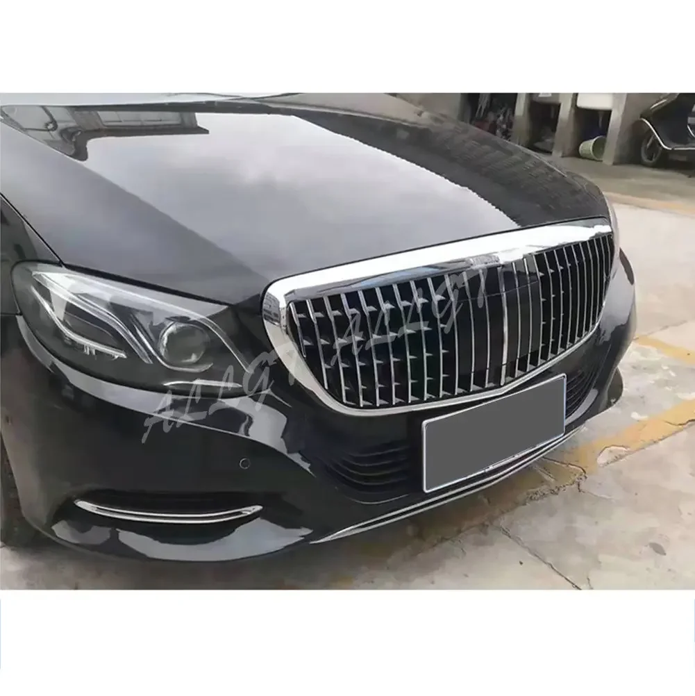 Car Front Racing Facelift Grille Grill For Mercedes-Benz W222 S-Class S550  S500 S450 S350 2014-2020 With Camera Flip ACC