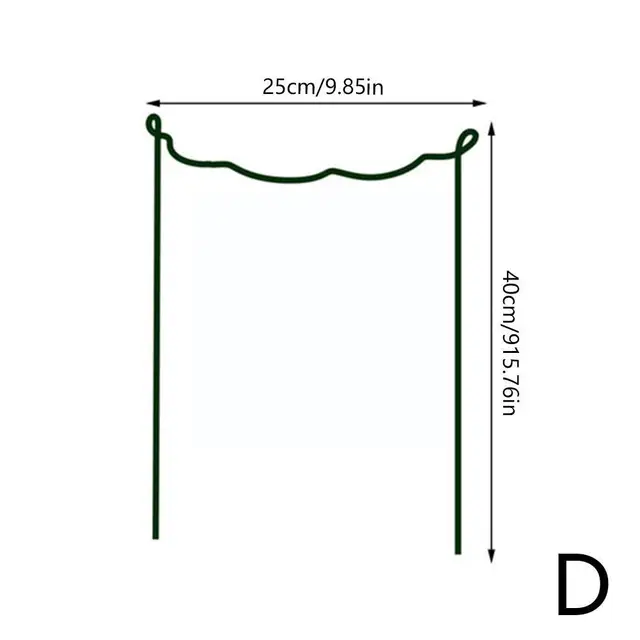 Növényi Hegymászó Keret Vaskerti Támogató Halom Szőlő Virágkert Dekoráció Beltéri Clematis Cserepes - Image 5