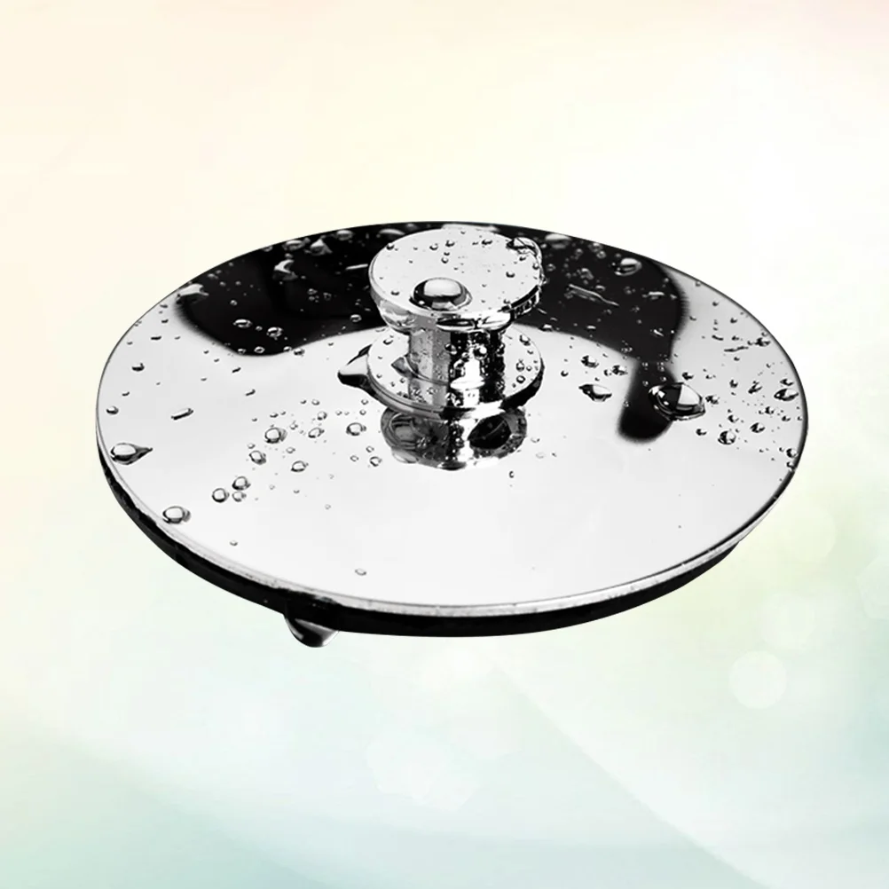 

Stainless Steel Tub Drain Hair Catcher and Stopper Bathtub Drain Cover Bath Plug Drain Stopper Tub for Home and Hotel （Black