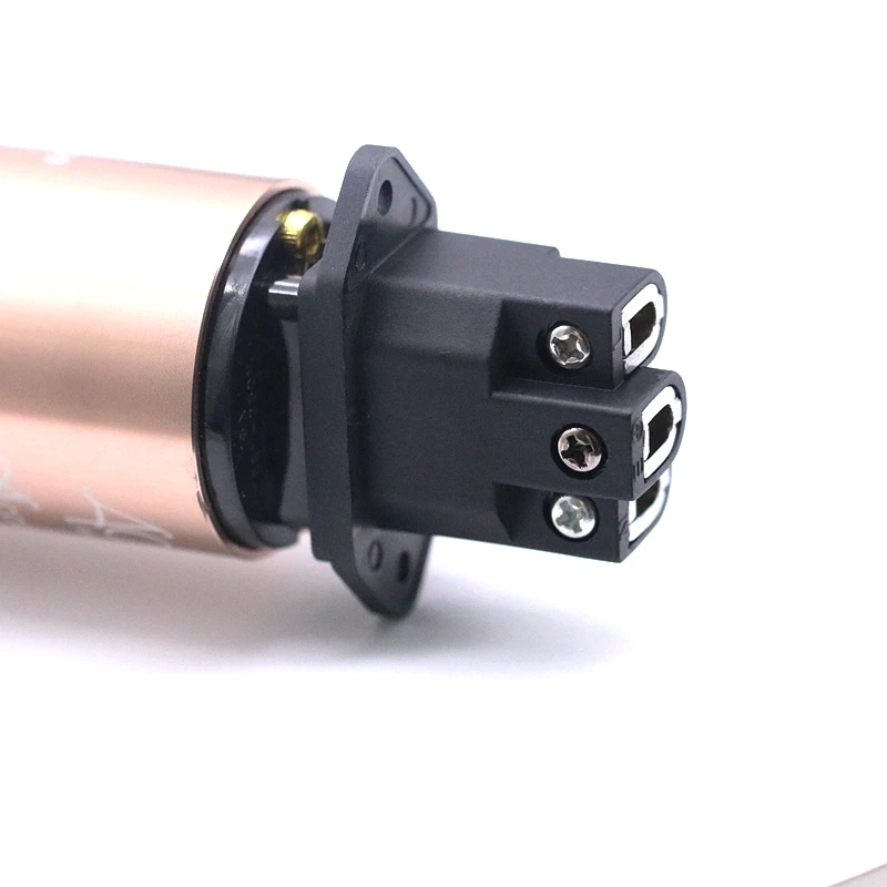 Fi-06 Ac Iec Inlet Socket Hi-End Pure Copper/Gold Plated/Rhodium Plated Ac Power Chassis Iec Inlet Power Inlet Socket