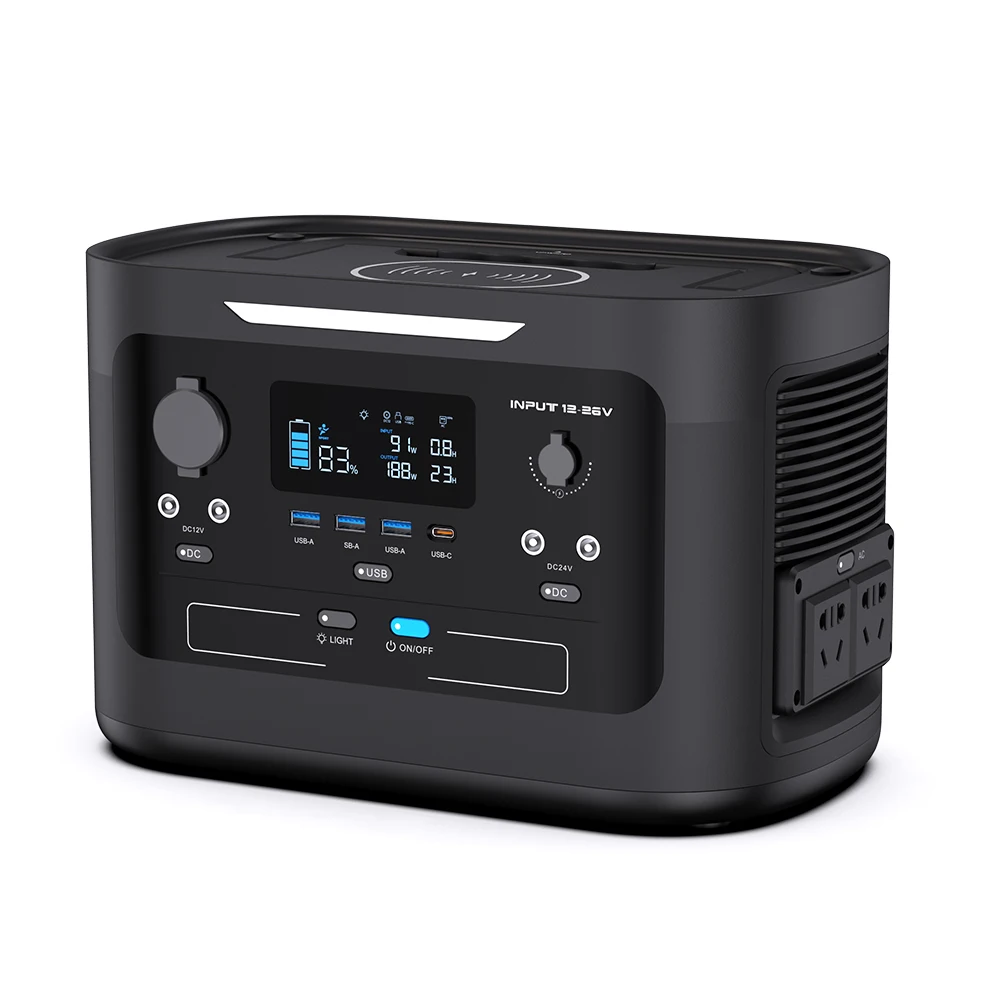 

500w Portable Generator Solar 500w 2022 new energy storage power supply 500W portable generator solar charging station