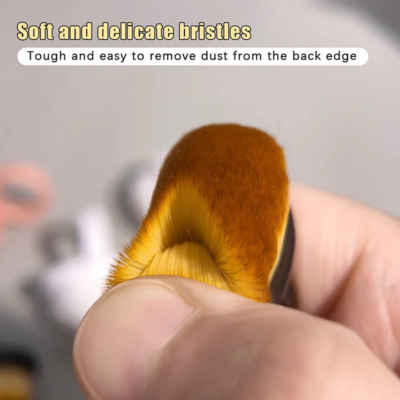 5/10Pcs Professional Ring Nail Dust Brushes - Soft Delicate Manicure Gel Polish Removal Cleaner Tools for Salon DIY