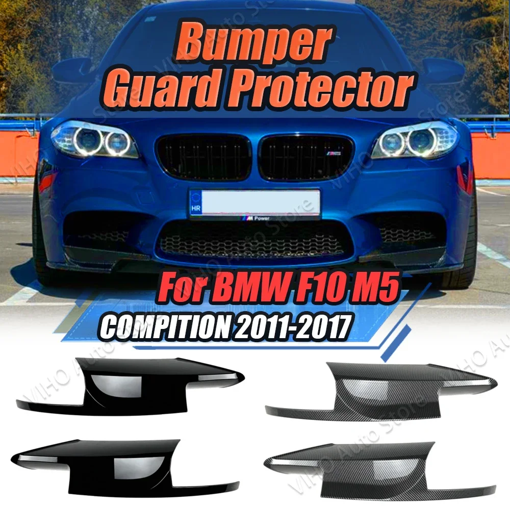 Auto Paraurti Anteriore Lip Splitter Diffusore Body Kit Spoiler Paraurti Protezione Per Bmw F10 M5 2011 2012 2013 2014 2015 2016 2017