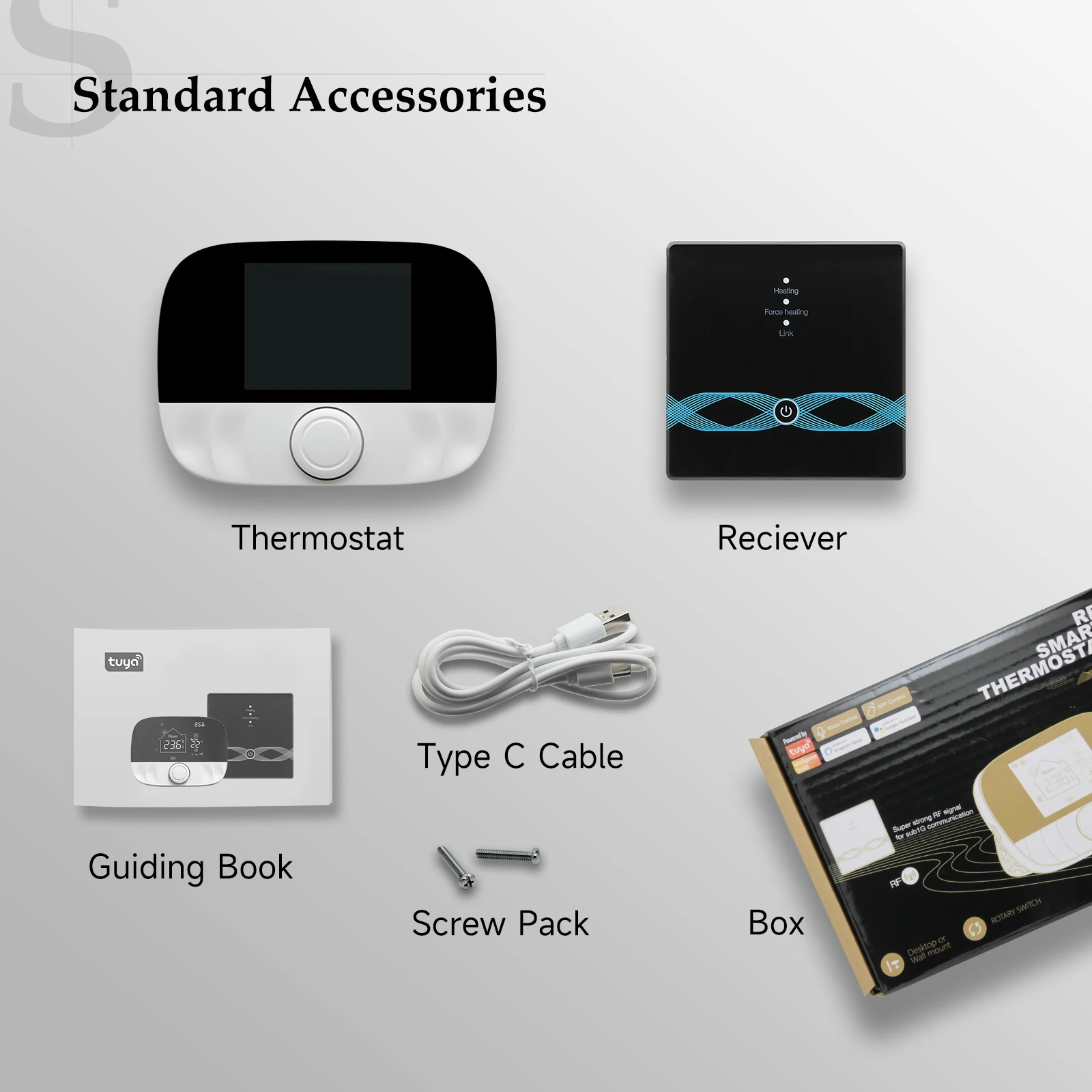 Kit Termostato Wireless RF WIFI, Termostato Wifi a Batteria, Compatibile  Con Alexa Google, Per Caldaia A Gas : : Fai da te