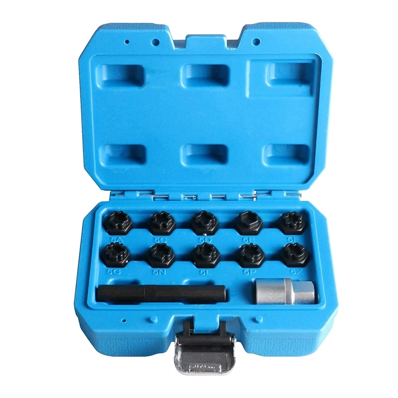 

Anti-Theft Screw Sleeve Tire Anti-Theft Nut Sleeve Wrench Disassembly Key Tool Fit For Mercedes-Benz