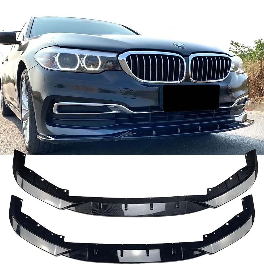 For BMW 5 Series G30 2017 2019 525i 530i Front Bumper Lip Spoiler Side ...